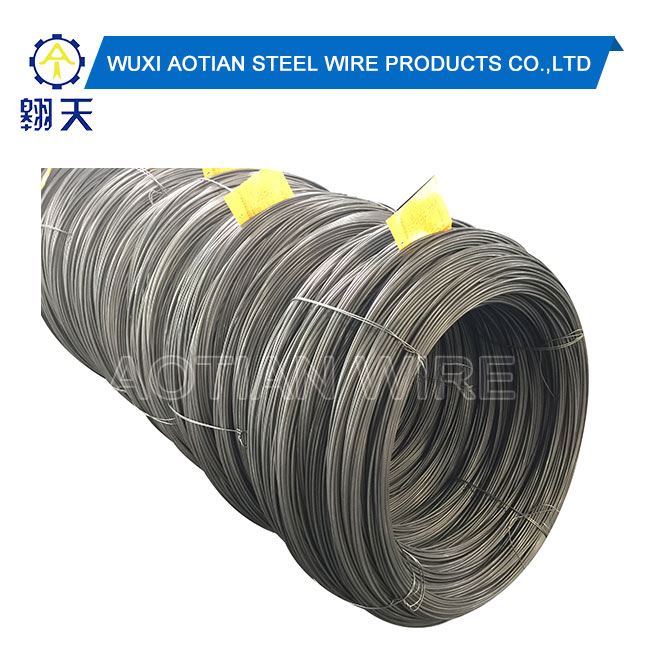 Galvanized low carbon steel wire used in overhead communication lines