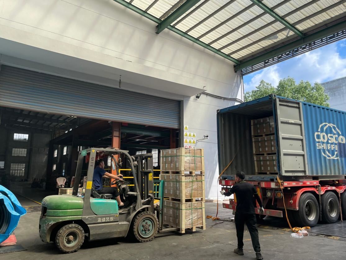 A Screw Order Is Being Loaded And Shipped