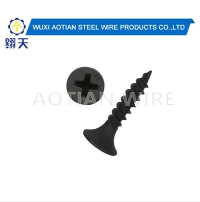 C1022 Hardened Black Zinc Phosphated Drywall Screws