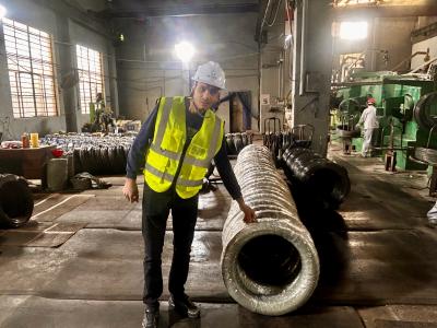 Moroccan Clients Conduct On-Site Inspection At Aotian Steel, Witnessing The C...