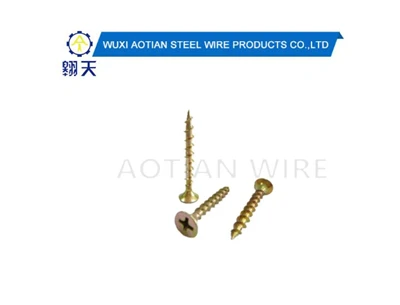 Drywall Screw Yellow Zinc Plated.