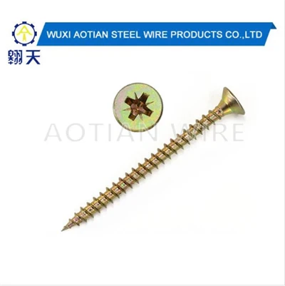 Wood Yellow Zinc Chipboard Screws.